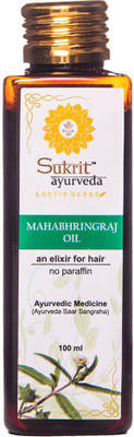 

Sukrit Ayurveda Mahabhringraj Oil Hair Oil(100 ml)