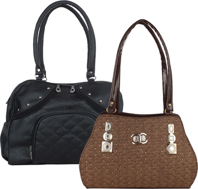 

Fillin Cart Shoulder Bag(Black, Brown)