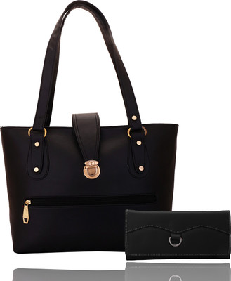 

Lady bar Hand-held Bag(Black)