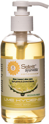 

sukrit ayurveda LIME HYGIENE HAND WASH(200 ml, Pump Dispenser)