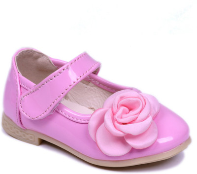 

FEETWELL Girls Velcro Mary Janes(Pink