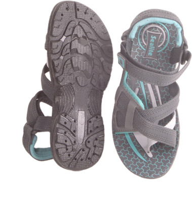 

Sea Lite Boys & Girls Velcro Sports Sandals(Black
