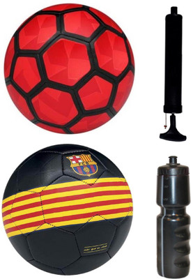 

SportsCorner Kit of StrikRed + Black/Yellow/Red with Air Pump & Sipper Football Kit