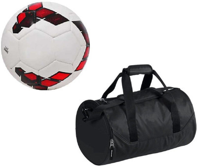 

SportsCorner Combo of Premier League Red/Purple Football (Size-5) with Kit Bag Football Kit