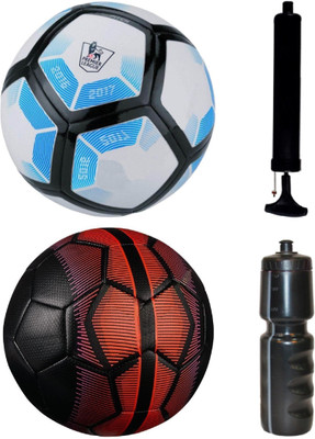 

SportsCorner Kit of Blue/White + Mercurial Black/Red with Air Pump & Sipper Football Kit