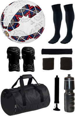 

SportsCorner Combo of Cachana Cope America 2015 Football (Size-5) with 7 Other items Football Kit