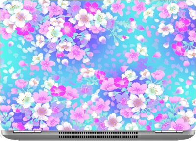 imbue Flower pattern 1 Digital quality vinyl Laptop Decal 15.6