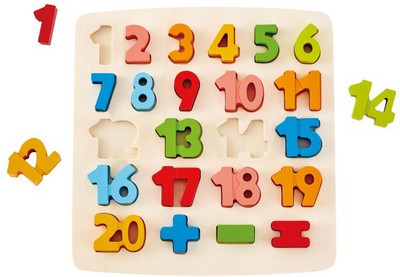 

Hape chunky number math puzzle(Multicolor)