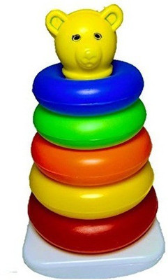 

Green Apple Kaizen Ring Pyramid Kid's Toy for Playing and Fun(Multicolor)