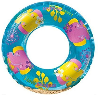 

Bluwings Lively Print 24 Inch Swimming Ring For Kids Inflatable Pool Accessory(Multicolor)