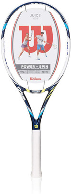

Wilson JUICE 100S Multicolor Unstrung Tennis Racquet(G3 - 4 3/8 Inches, 318 g)