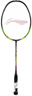 Li-Ning ight Weight Badminton Racquet - Dark Grey/Green Grey, Green Strung Badminton Racquet(S2 - Extra Small, 82 g)
