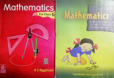 Maths Class 6th Textbook Ncert & RS Aggarwal Guide (Set Of 2 Books)(Paperback, Ncert, R S Aggarwal)