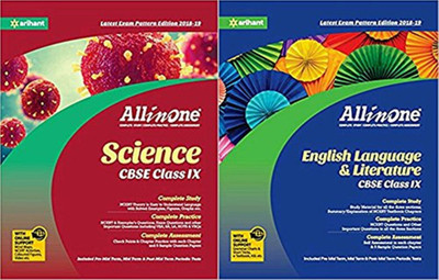 All In One English Language & Literature And Science 2 Books Set For Class 9 Edition New 2018-19(PEPAR BACK, ARIHANT TEAM)