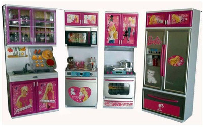

latest radhe Barbie Dream House Kitchen Set Light & Sound
