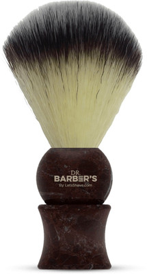 

LetsShave Shave Brush - Imitation Badger hair - Hand Made - Soft bristles - Maroon Shaving Brush