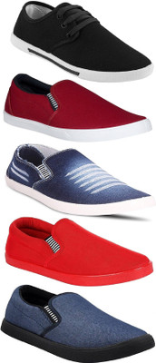 

Chevit Combo Pack of 5 Casual Shoes Casuals For Men(Multicolor
