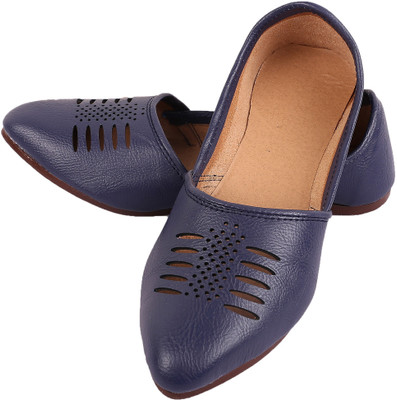 

DFR Jalsa Jali Design Jutis For Men(Blue