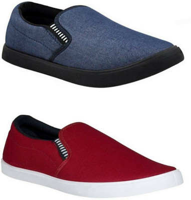 

WELDONE Loafers For Men(Blue, Red, Multicolor