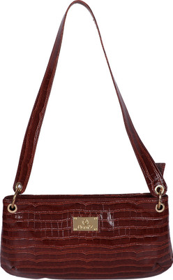 

Osaiz Women Casual Brown PU Sling Bag