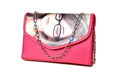 

site teccho Women Evening/Party Red PU Sling Bag