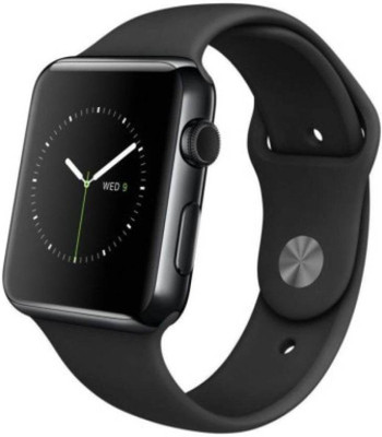 

BODOC Black Smart Watch phone A02 Black Smartwatch(Black Strap Free Size)