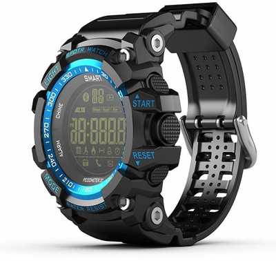 

TejuEcom EX16 BLUE Smartwatch(Black Strap Universal)