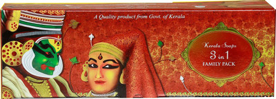 Kerala Soaps 3 in 1 Family Pack (Thrill + Kerala Sandal + VEP)(450 g, Pack of 3)