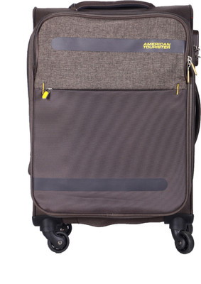 American Tourister strong Expandable Cabin Luggage -  inch(Brown
