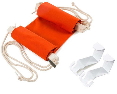 

Zahuu Canvas Foot Rest Hammock Foot Support (Free Size, Red)