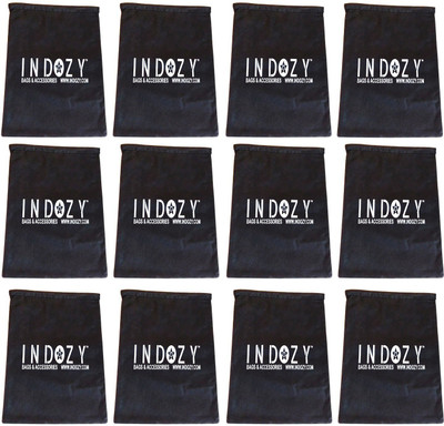 

INDOZY Shoe Pouch(Black), Black-plain-12