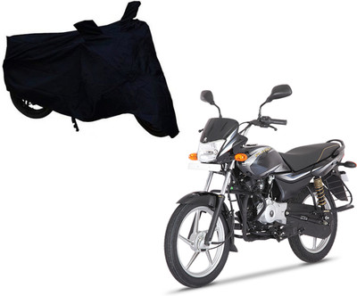 ABS AUTO TREND Two Wheeler Cover for Bajaj(Platina, Black)