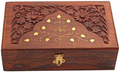 

GOODWILL wooden jewellery Vanity Box(Brown)