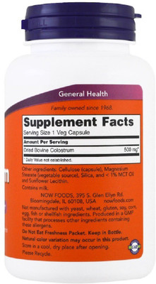 

Now Foods Now Foods, Colostrum,(120 No)