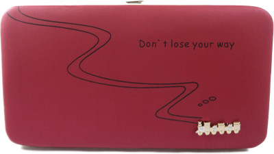 SB Women Pink Artificial Leather Wallet(4 Card Slots)