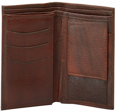 

Leatherman Men Brown Genuine Leather Wallet(11 Card Slots), 1538-brown