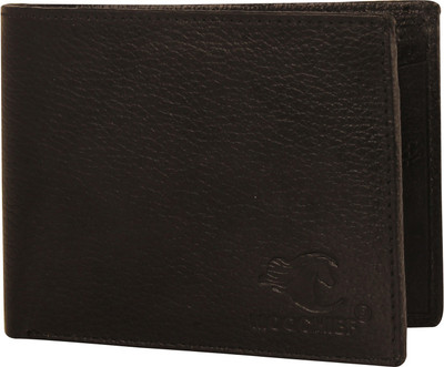 

Moochief Men Black Genuine Leather Wallet(7 Card Slots)