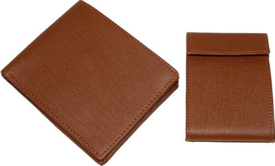 

SHAR Boys Tan Artificial Leather Wallet(10 Card Slots)