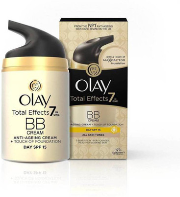 

Olay Total Effects 7-in-1 Anti Aging Skin BB Day Cream with a Touch Of Foundation SPF15 (50 g)(50 g)