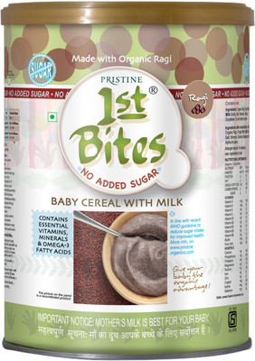 

1st Bites Ragi - No Added Sugar (6 Months - 24 Months) Cereal(400 g, 6+ Months)