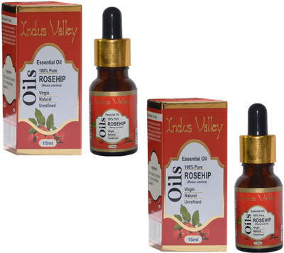 

Indus Valley 100% Pure Rosehip Essential Oil - Twin Pack(30 ml)