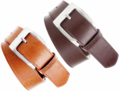 

LAER Men & Women Casual Multicolor Artificial Leather Belt, Multicolour