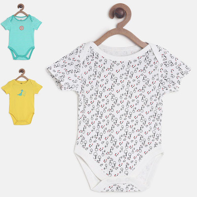 

Mini Klub Baby Boy's Multicolor Bodysuit, Multi