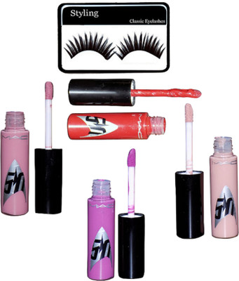 

Styling Eyelashes Star Lip Gloss 4 Shades(Set of 5)