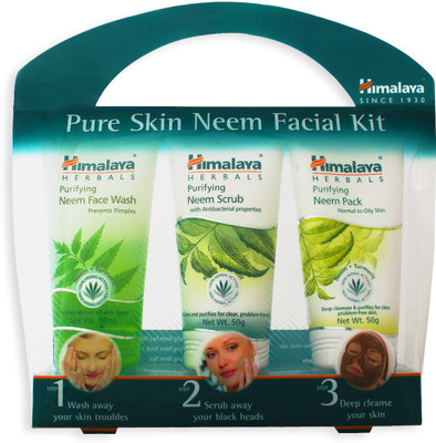 

Himalaya Pure Skin Neem Facial Kit(Set of 3)