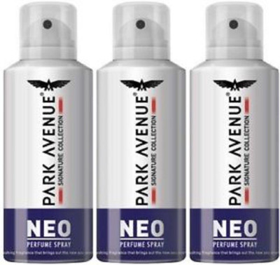 

Park Avenue 3 voyage Deodorant Spray - For Men(400 ml, Pack of 3)