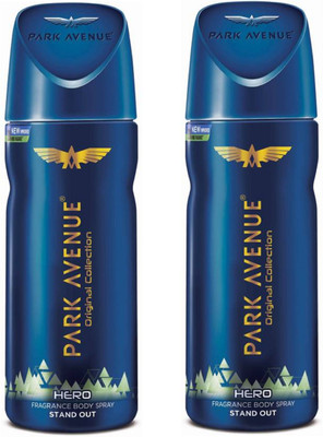 

Park Avenue Hero Stand Out Original Collection Body Spray 150ML Each (Pack of 2) Deodorant Spray - For Men & Women(300 ml, Pack of 2)