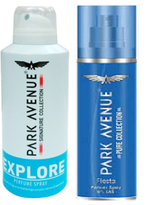 

Park Avenue EXPLORE & FIESTA Deodorant Spray - For Men(300 ml, Pack of 2)