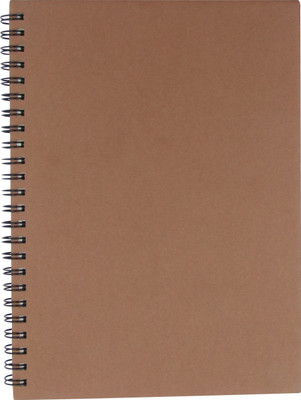 

Write oN A5 Note Book(Sprial notebooks, Brown)