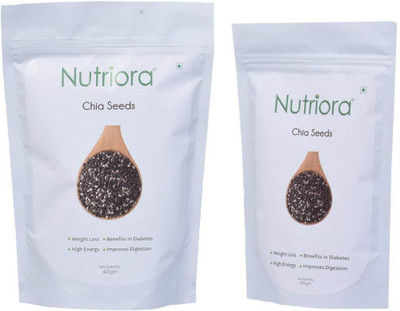 

Nutriora Chia Seeds(600 g, Pack of 2)